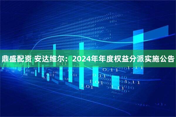 鼎盛配资 安达维尔：2024年年度权益分派实施公告