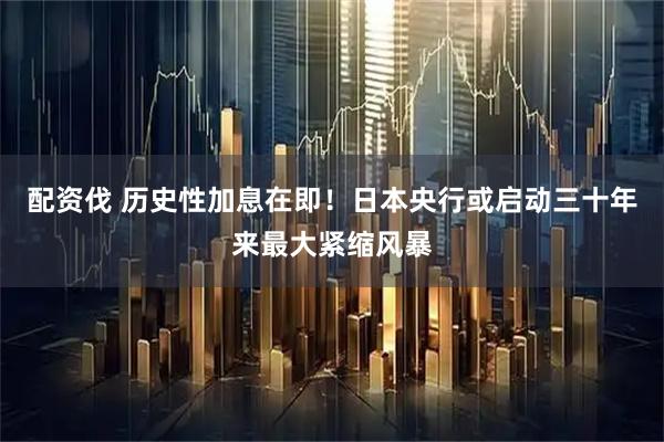 配资伐 历史性加息在即！日本央行或启动三十年来最大紧缩风暴