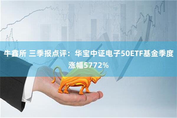 牛鑫所 三季报点评：华宝中证电子50ETF基金季度涨幅5772%