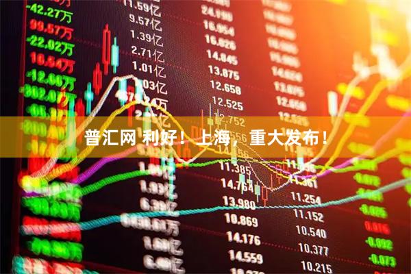 普汇网 利好！上海，重大发布！